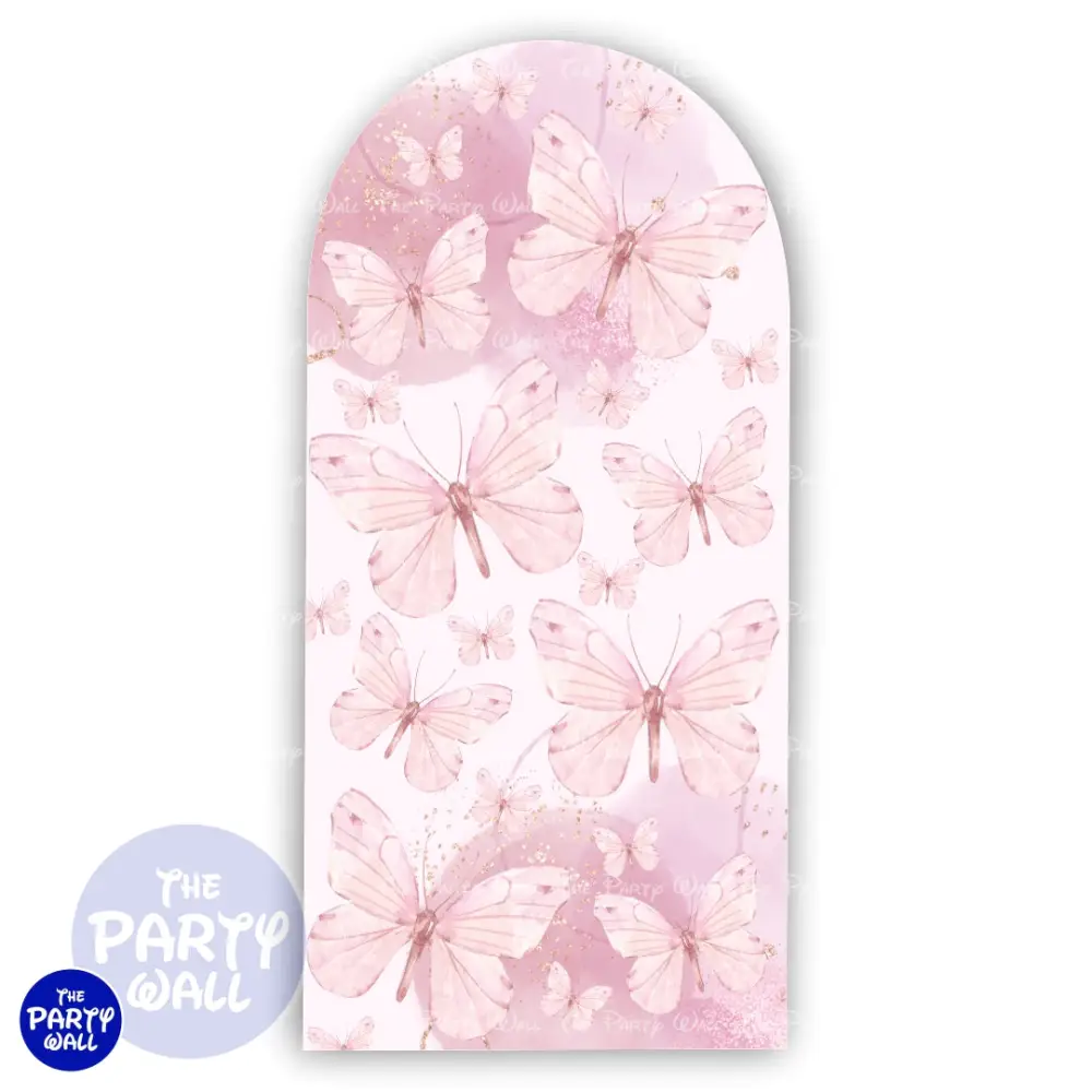 Mariposas - Funda para mampara de punta redonda o rectangular The Party Wall