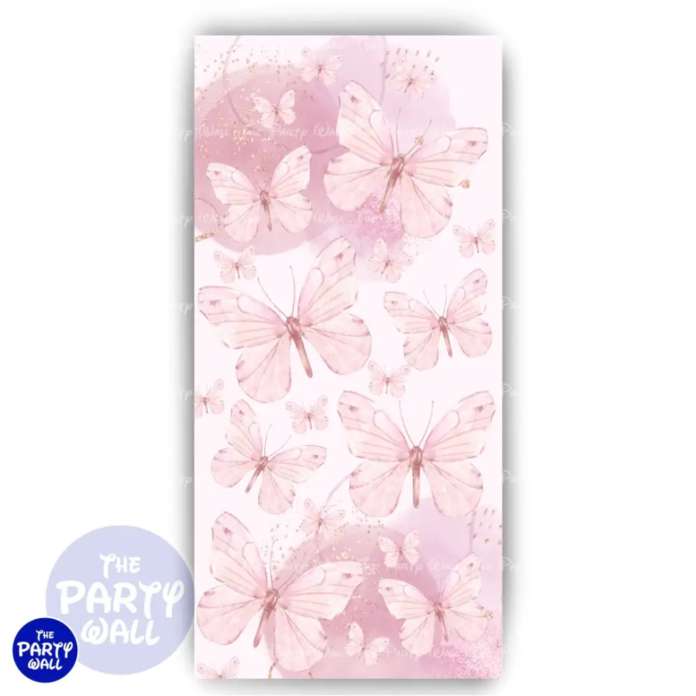 Mariposas - Funda para mampara de punta redonda o rectangular The Party Wall