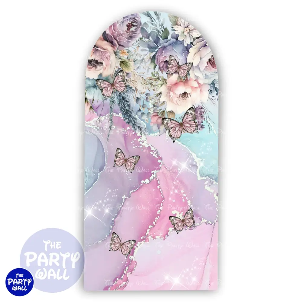 Mariposas - Funda para mampara de punta redonda o rectangular The Party Wall
