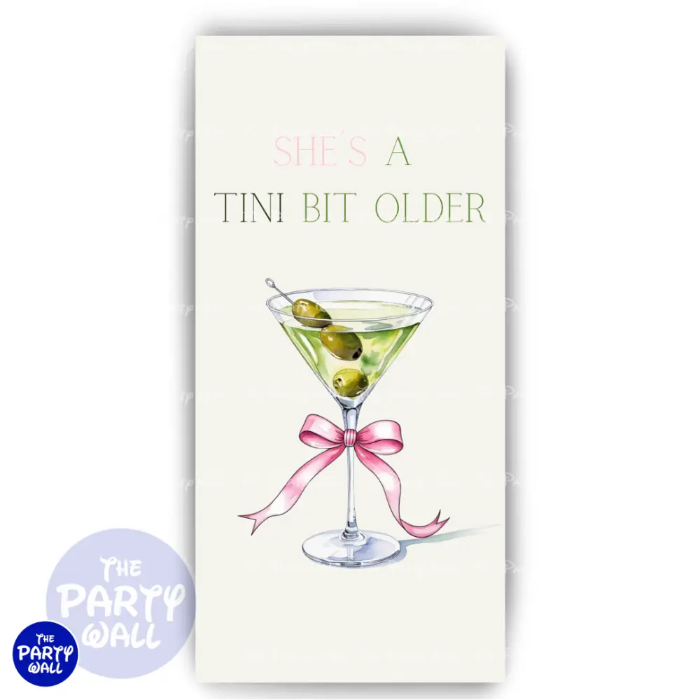 Martini - Funda para mampara de punta redonda o rectangular The Party Wall
