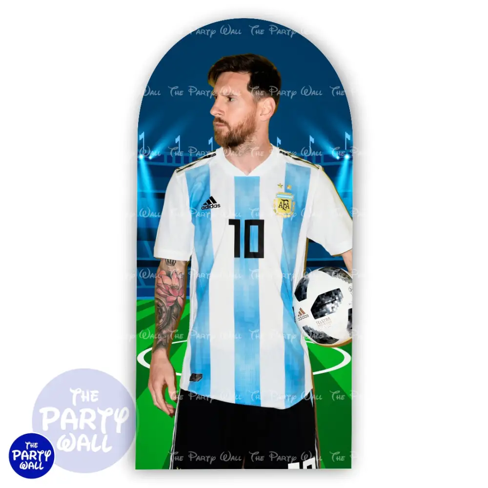 Messi - Funda para mampara de punta redonda o rectangular The Party Wall