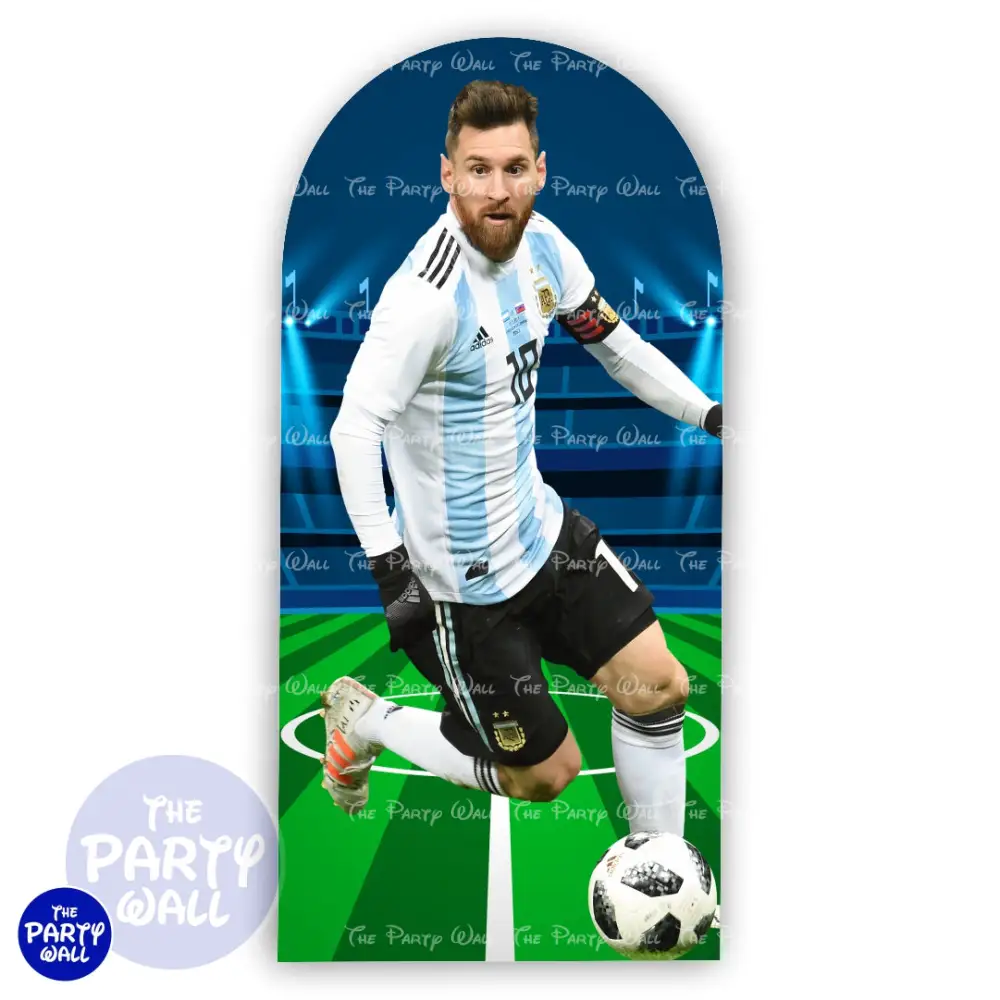 Messi - Funda para mampara de punta redonda o rectangular The Party Wall