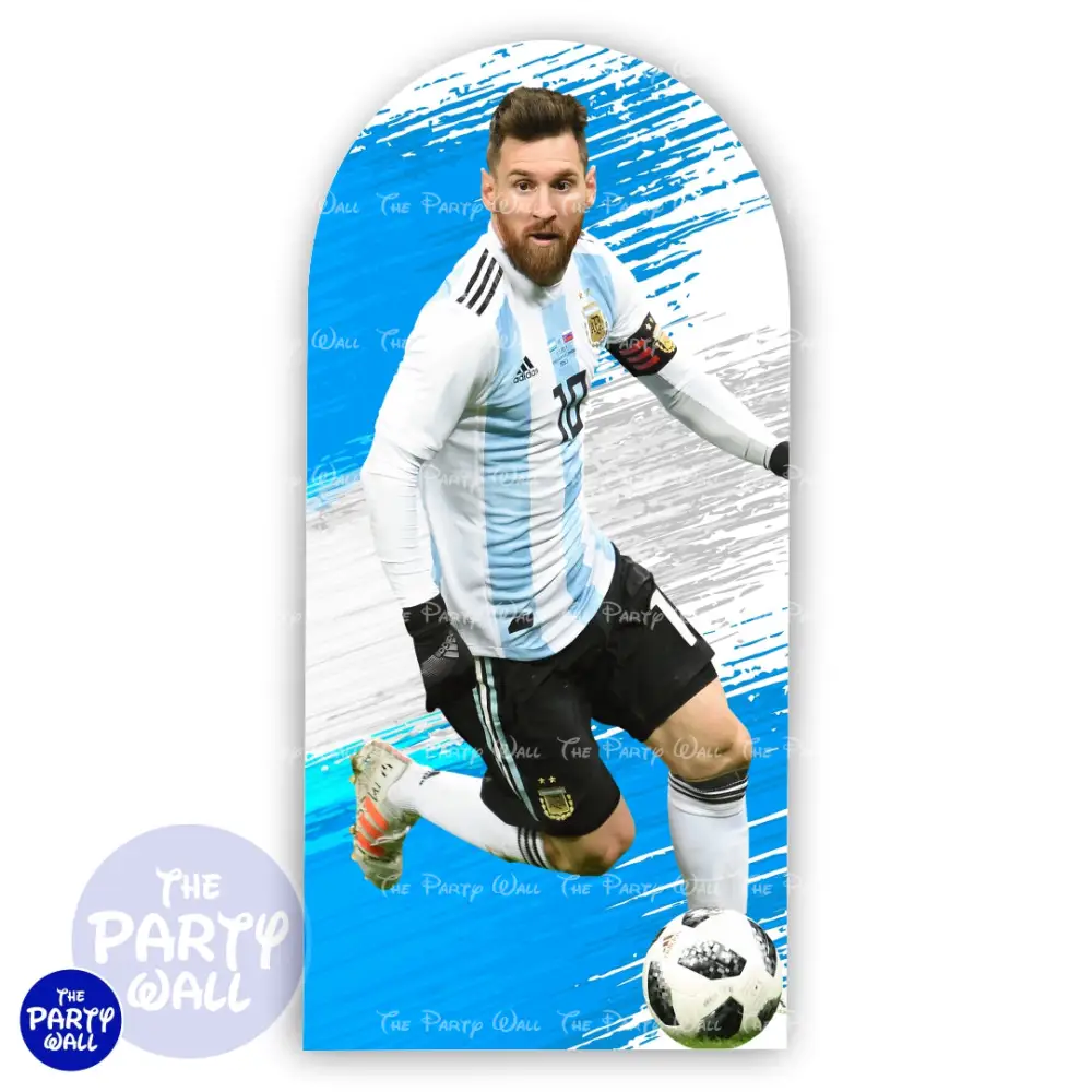 Messi - Funda para mampara de punta redonda o rectangular The Party Wall