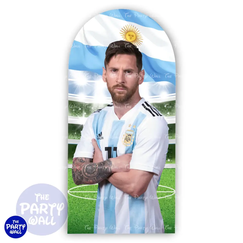 Messi - Funda para mampara de punta redonda o rectangular The Party Wall