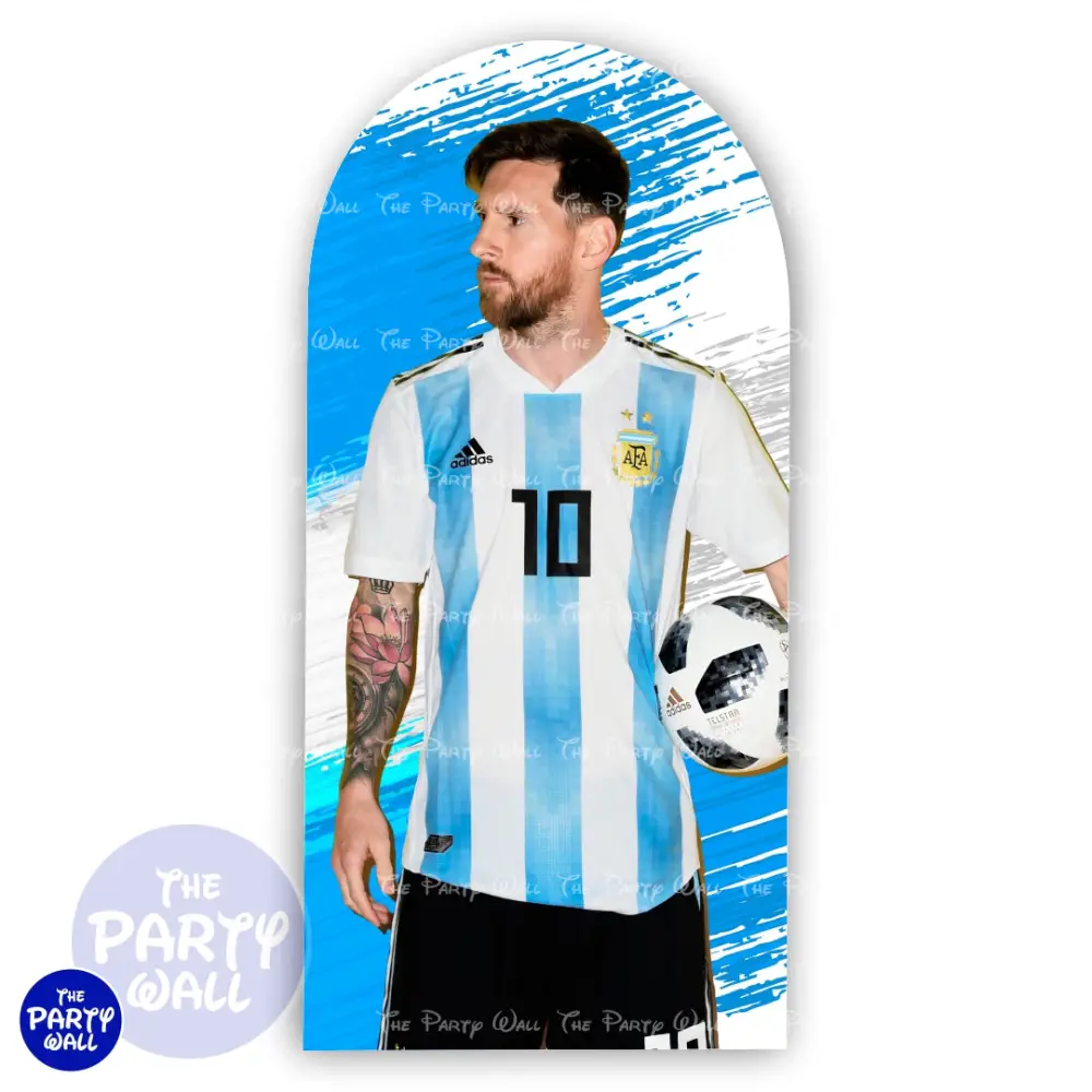 Messi - Funda para mampara de punta redonda o rectangular The Party Wall