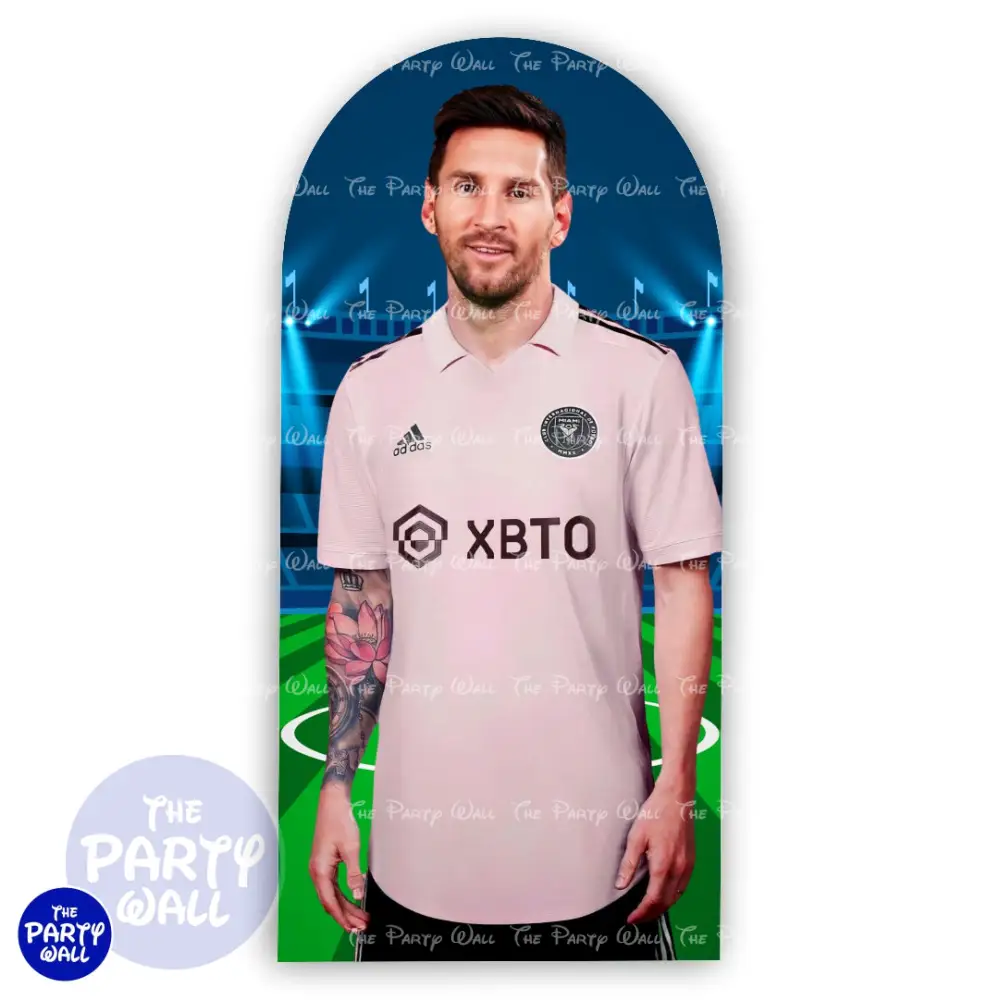 Messi - Funda para mampara de punta redonda o rectangular The Party Wall