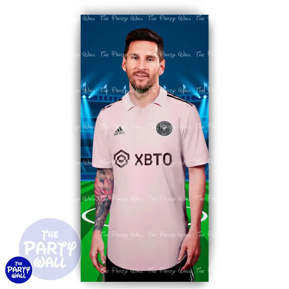 Messi - Funda para mampara de punta redonda o rectangular The Party Wall