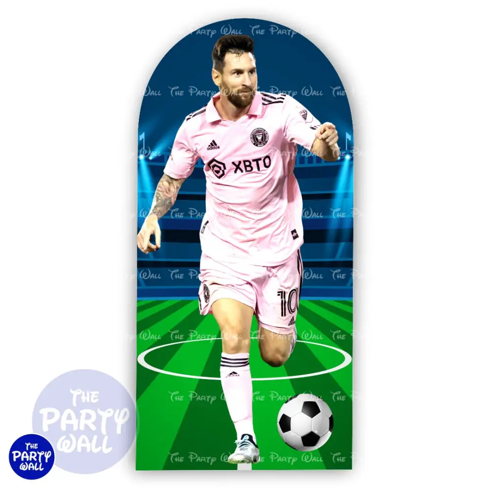 Messi - Funda para mampara de punta redonda o rectangular The Party Wall