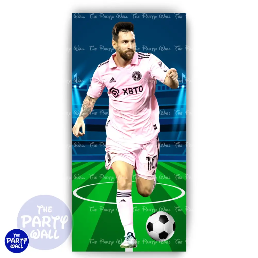 Messi - Funda para mampara de punta redonda o rectangular The Party Wall
