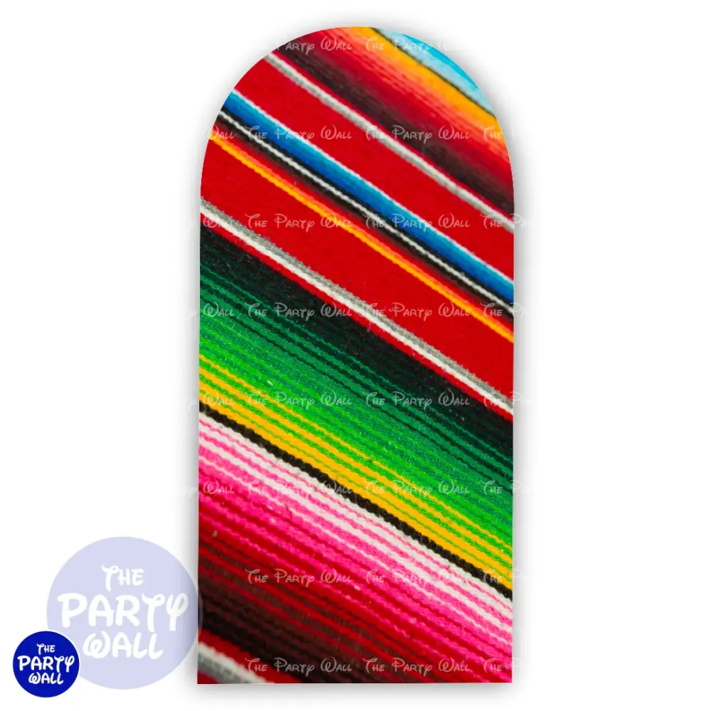 Mexicana - Funda para mampara de punta redonda o rectangular The Party Wall