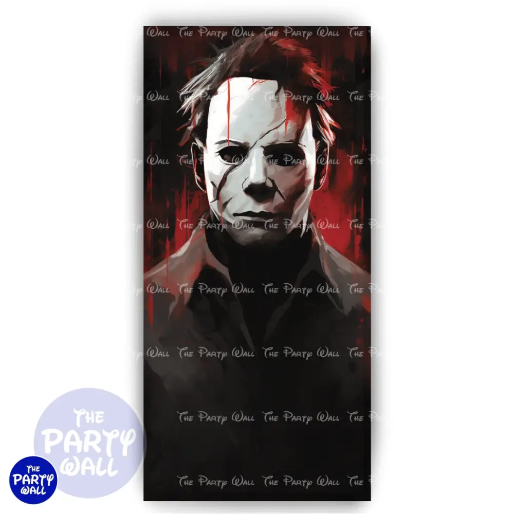 Michael Myers - Funda para mampara de punta redonda o rectangular The Party Wall