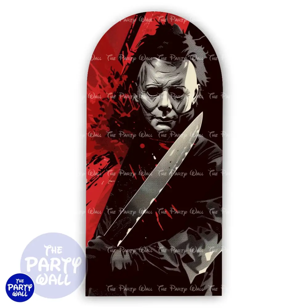 Michael Myers - Funda para mampara de punta redonda o rectangular The Party Wall