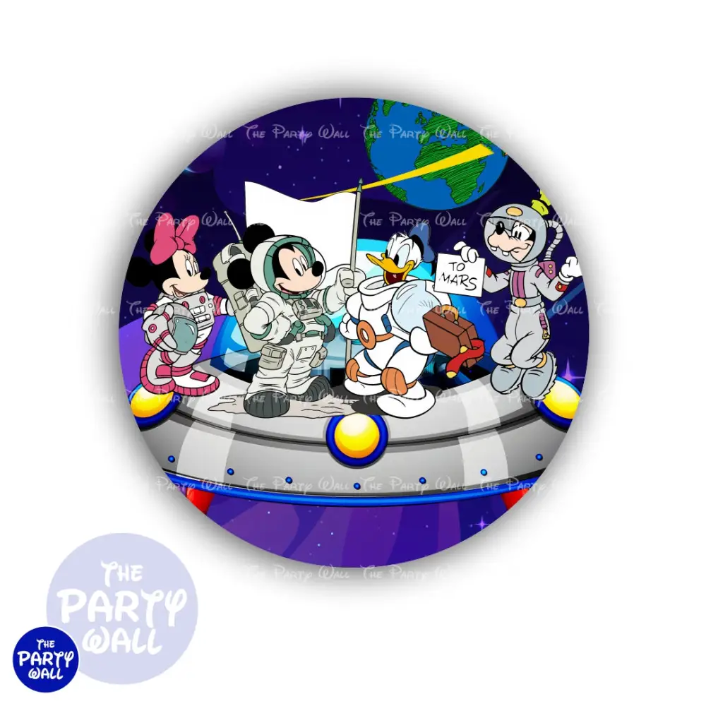 Mickey Mouse Astronauta - Funda para mamá circular The Party Wall
