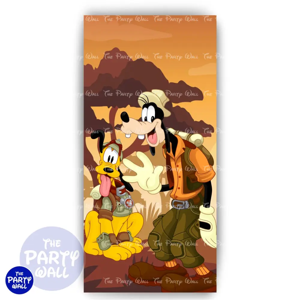 Mickey Mouse - Funda para mampara de punta redonda o rectangular The Party Wall