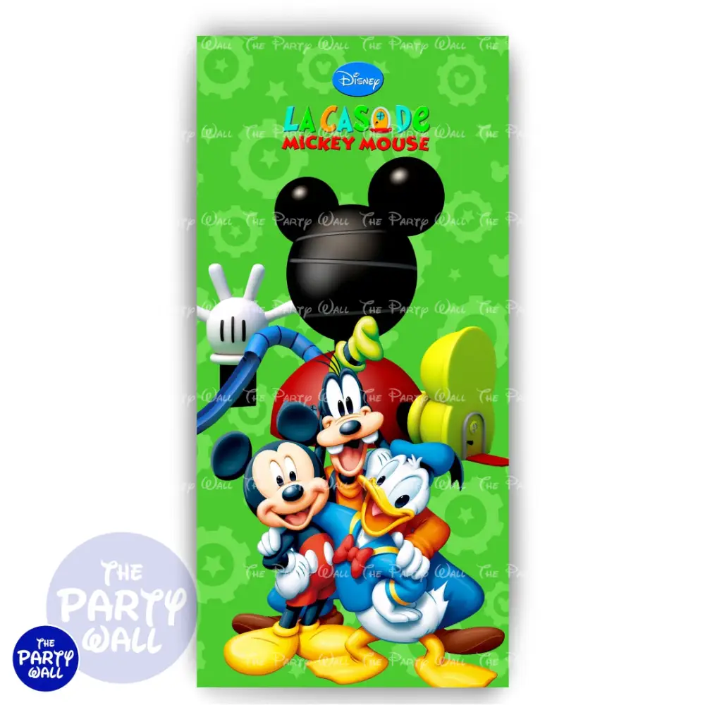 Mickey Mouse - Funda para mampara de punta redonda o rectangular The Party Wall