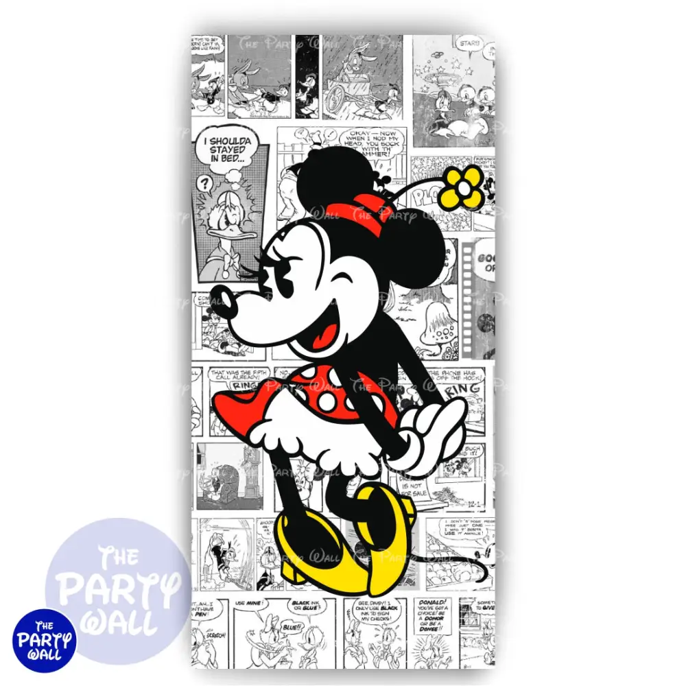 Mickey Mouse - Funda para mampara de punta redonda o rectangular The Party Wall
