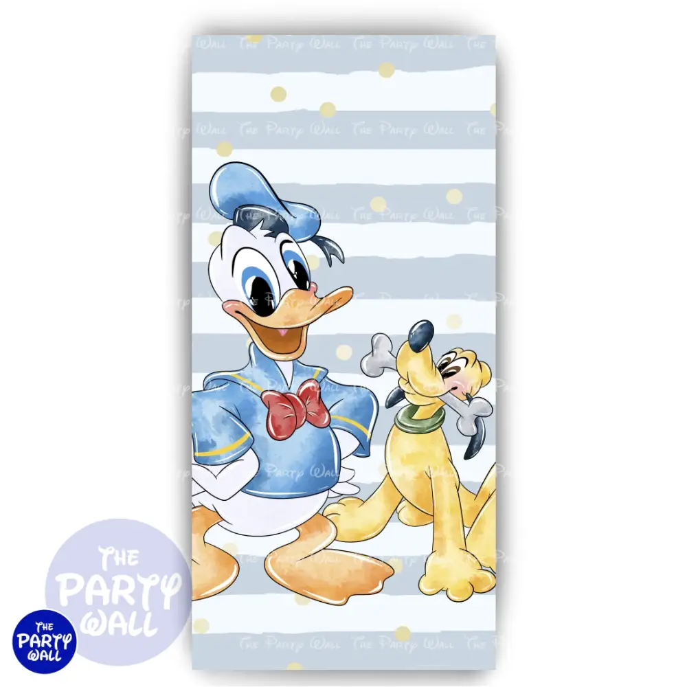 Mickey Mouse - Funda para mampara de punta redonda o rectangular The Party Wall