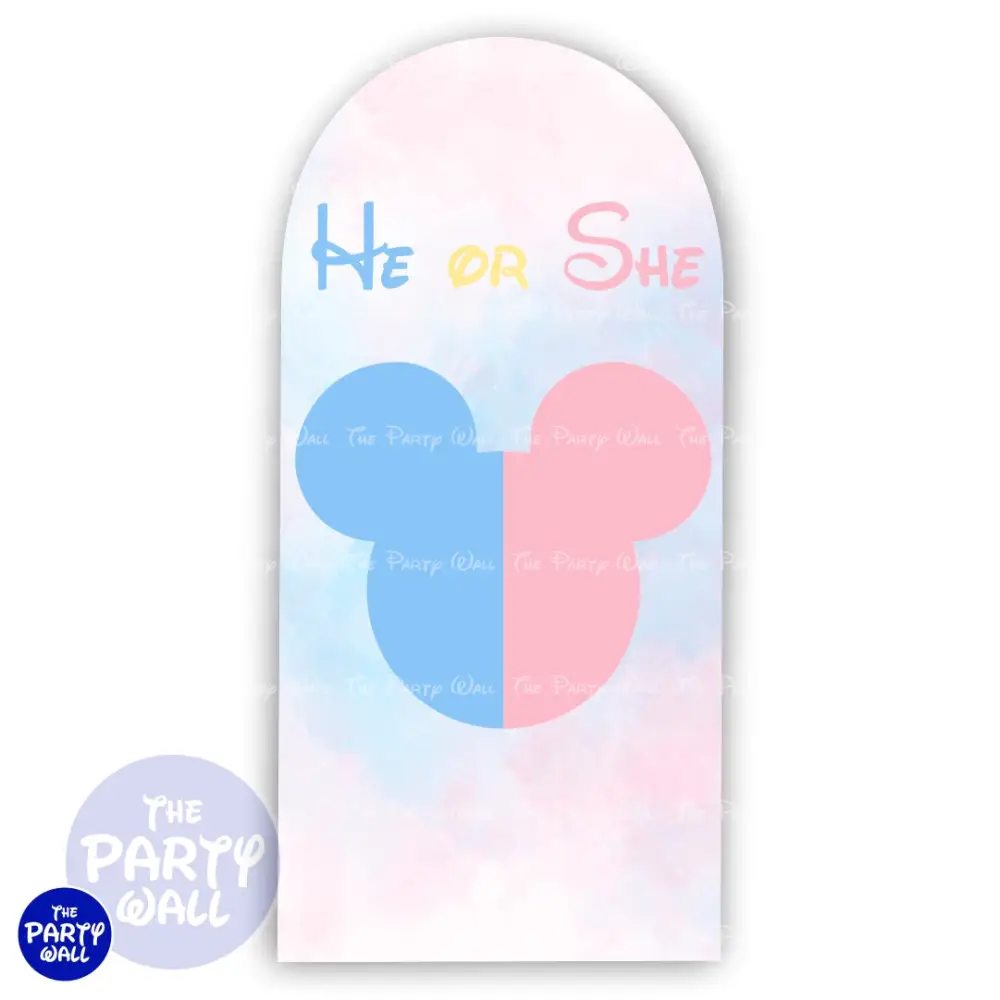 Mickey Mouse - Funda para mampara de punta redonda o rectangular The Party Wall
