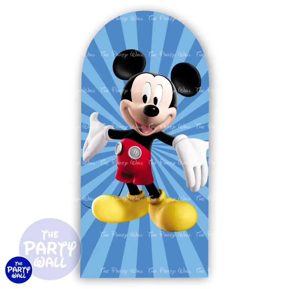 Mickey Mouse - Funda para mampara de punta redonda o rectangular The Party Wall