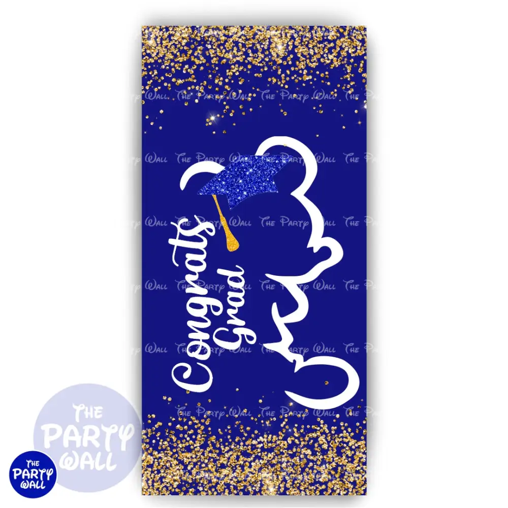 Mickey Mouse Graduación - Funda para mampara de punta redonda o rectangular The Party Wall