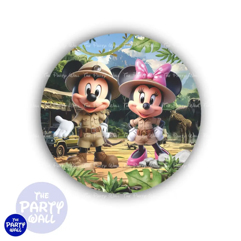 Mickey Mouse Safari - Funda para mamá circular The Party Wall