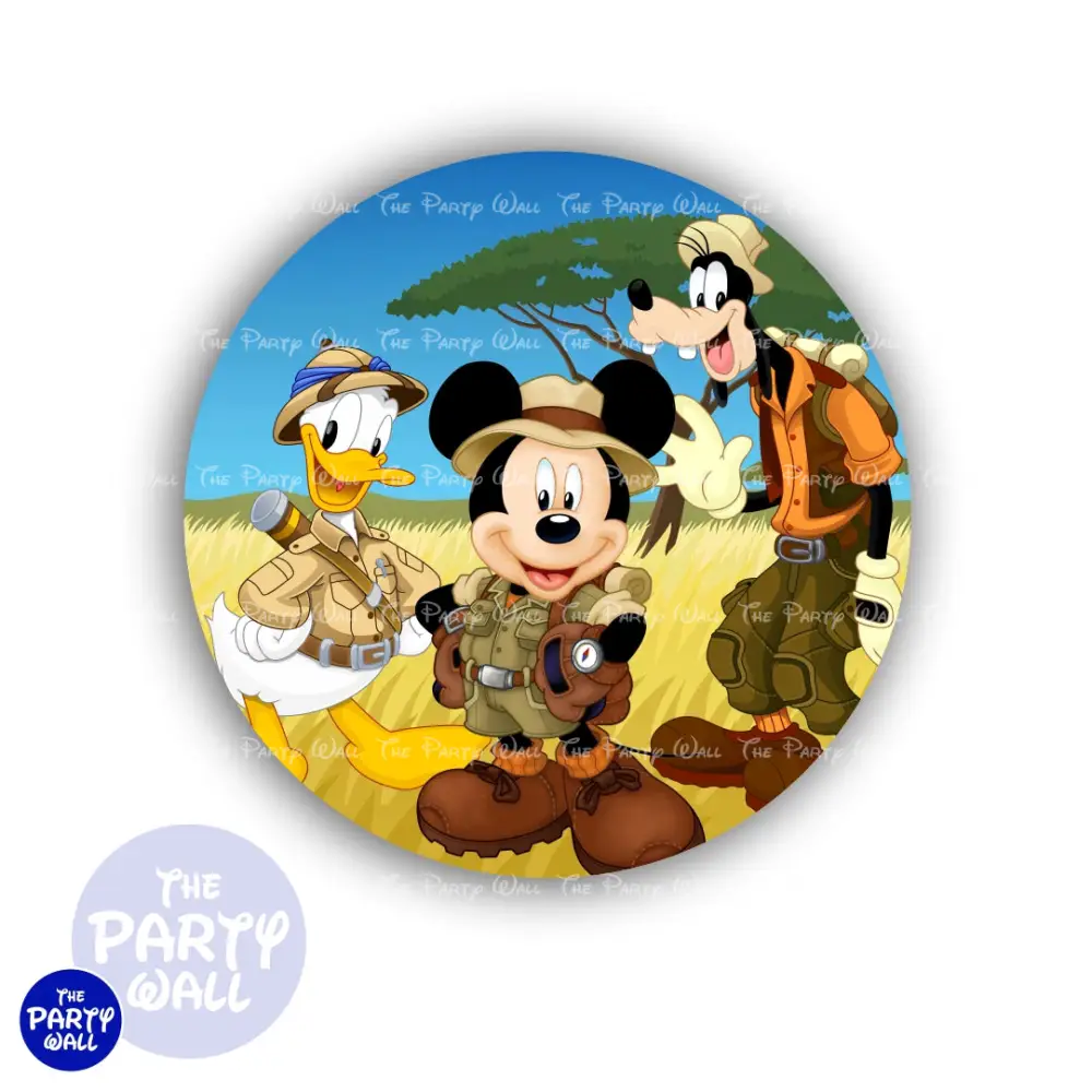 Mickey Mouse Safari - Funda para mamá circular The Party Wall