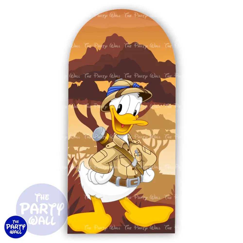 Mickey Mouse Safari - Funda para mampara de punta redonda o rectangular The Party Wall