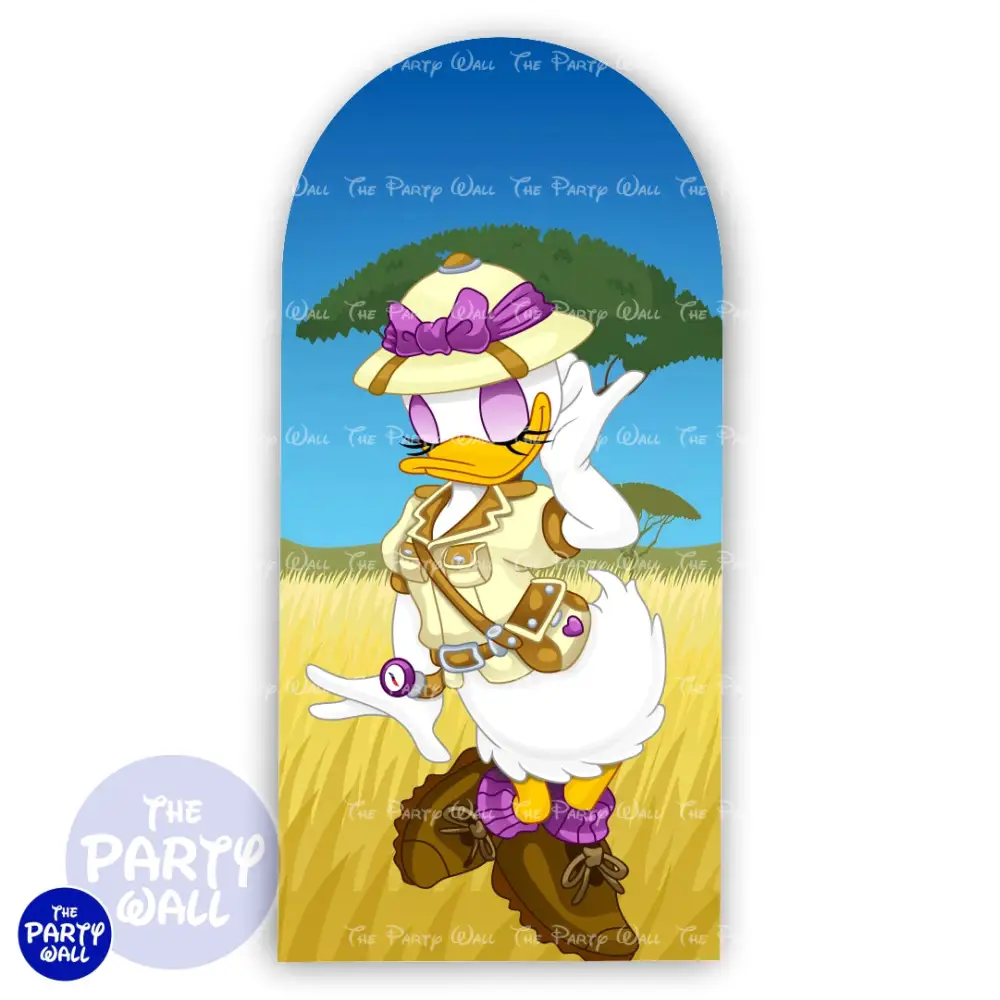 Mickey Mouse Safari - Funda para mampara de punta redonda o rectangular The Party Wall