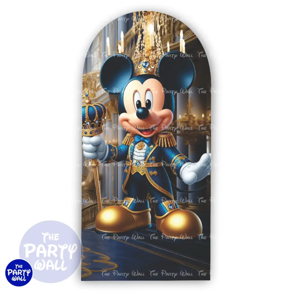 Mickey Príncipe - Funda para mampara de punta redonda o rectangular The Party Wall