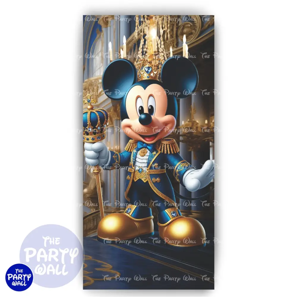 Mickey Príncipe - Funda para mampara de punta redonda o rectangular The Party Wall