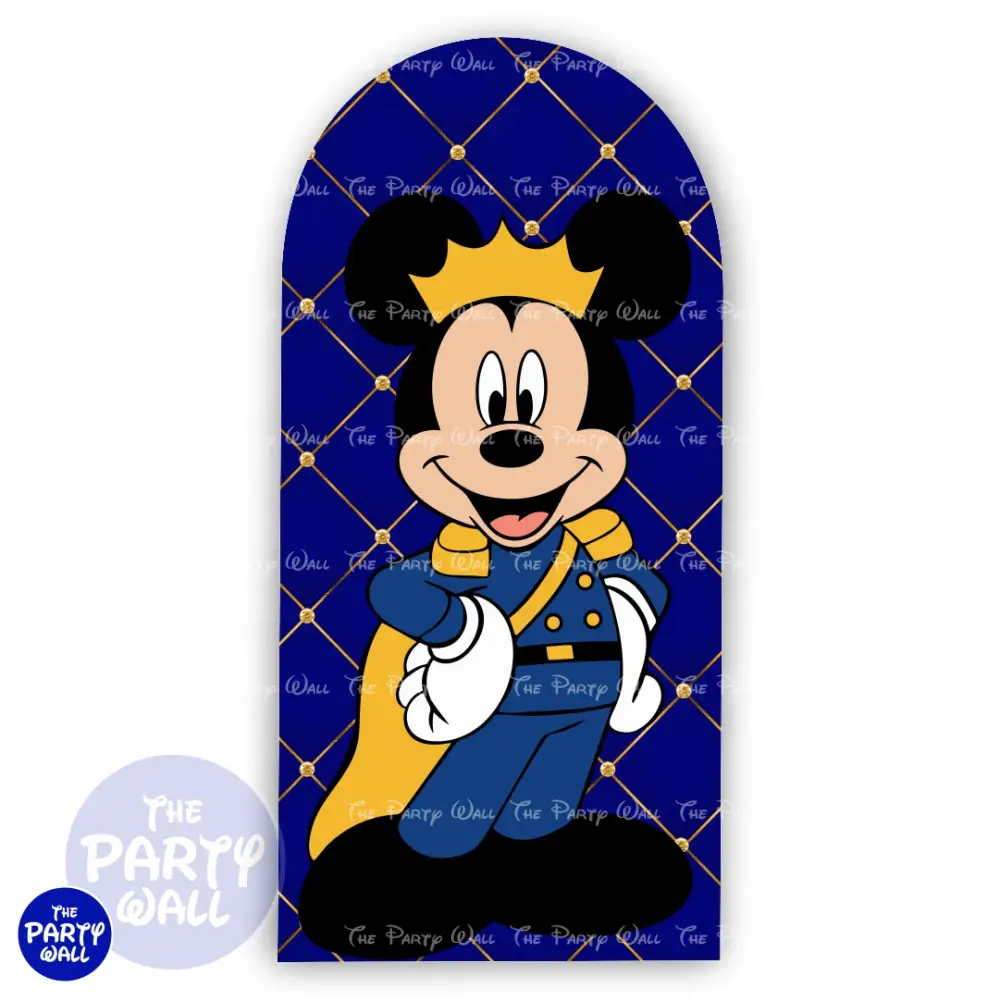 Mickey Príncipe - Funda para mampara de punta redonda o rectangular The Party Wall
