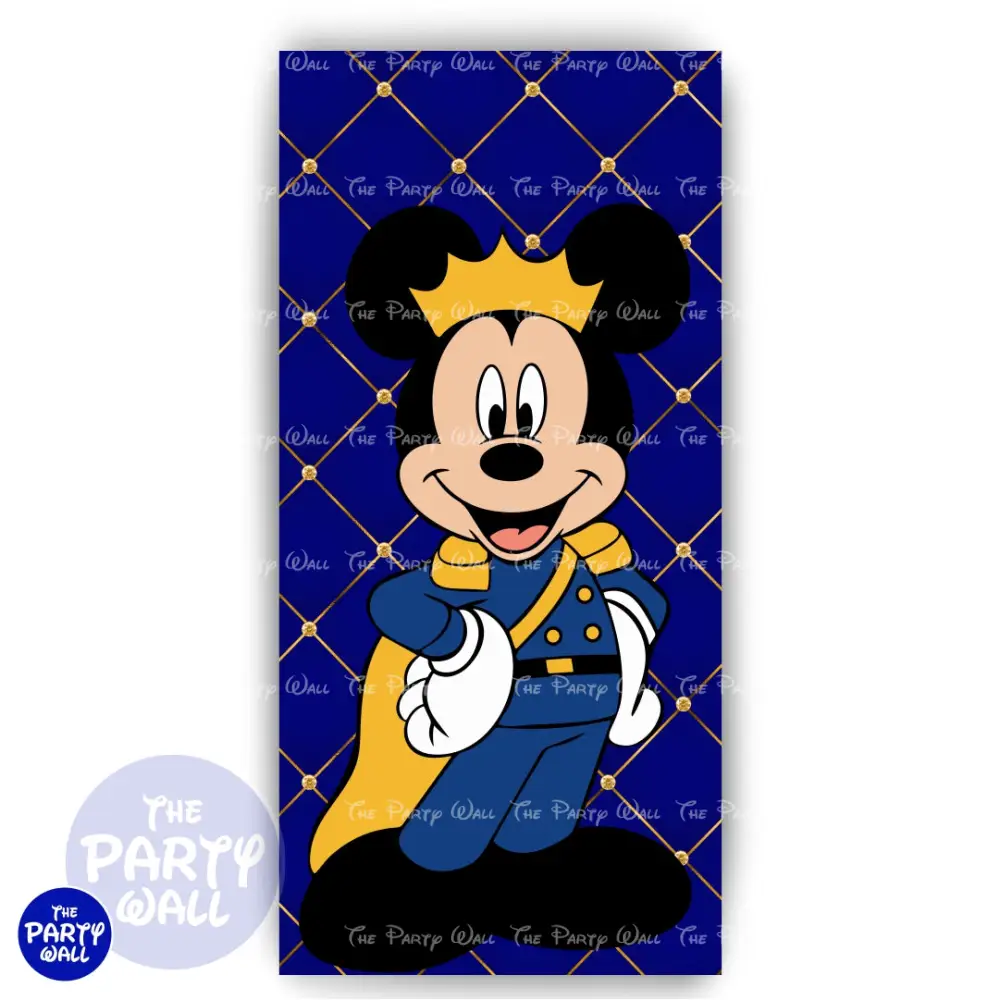 Mickey Príncipe - Funda para mampara de punta redonda o rectangular The Party Wall