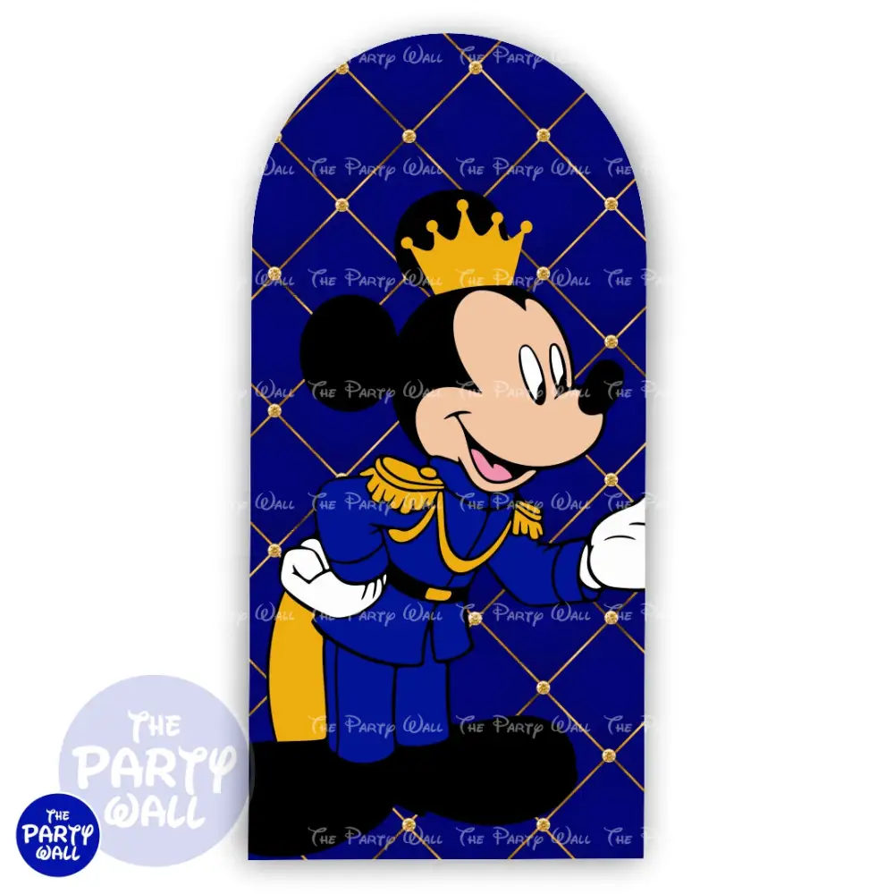 Mickey Príncipe - Funda para mampara de punta redonda o rectangular The Party Wall