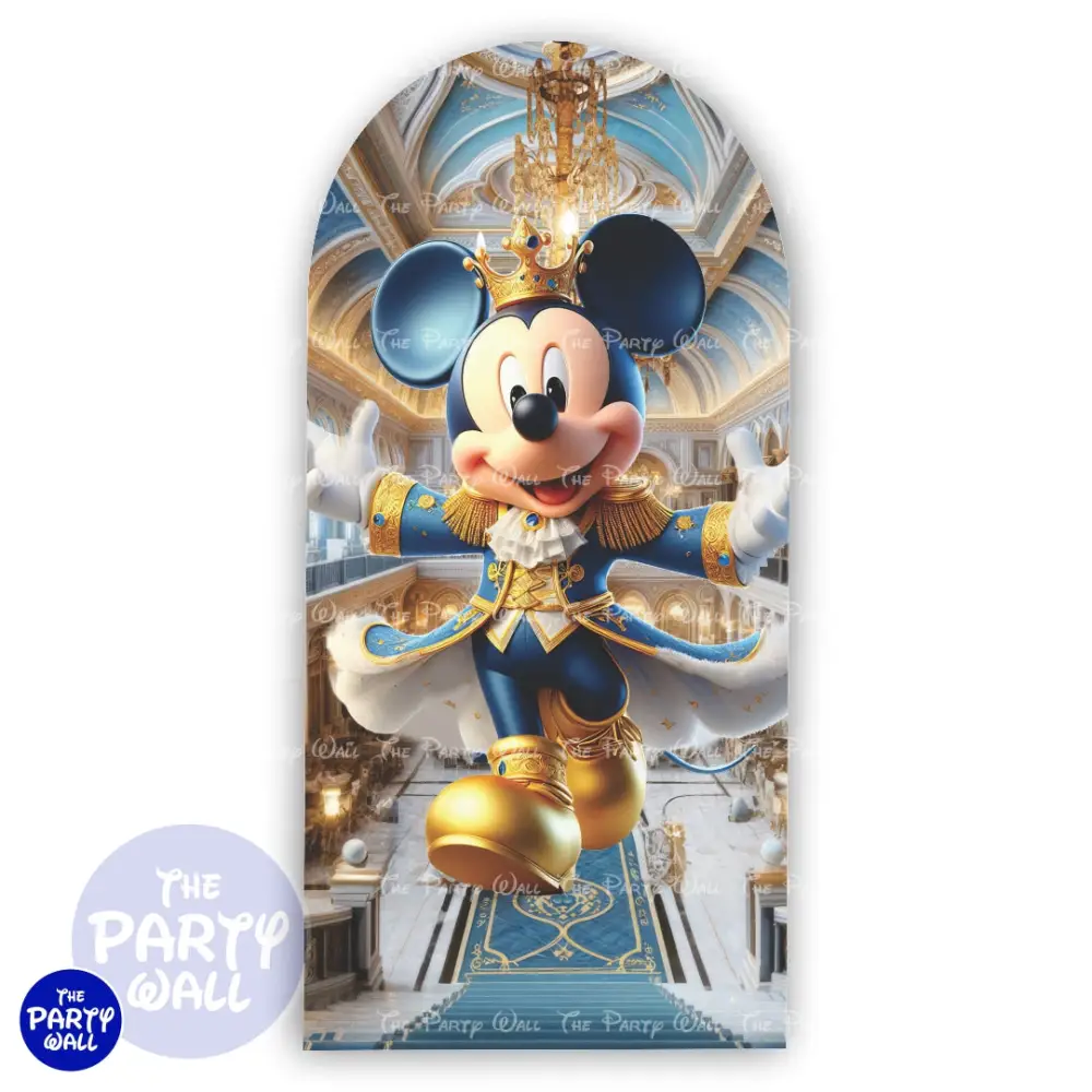Mickey Príncipe - Funda para mampara de punta redonda o rectangular The Party Wall