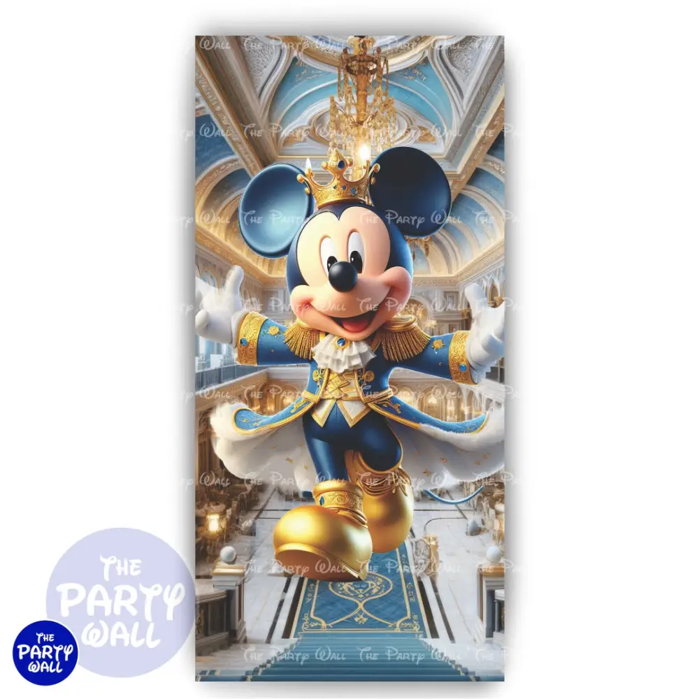 Mickey Príncipe - Funda para mampara de punta redonda o rectangular The Party Wall