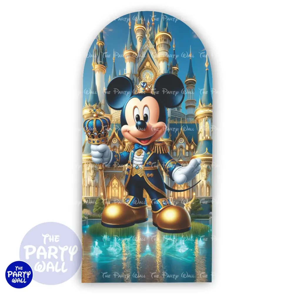 Mickey Príncipe - Funda para mampara de punta redonda o rectangular The Party Wall