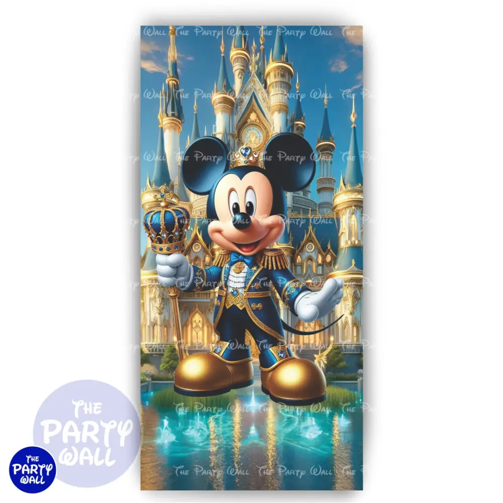 Mickey Príncipe - Funda para mampara de punta redonda o rectangular The Party Wall