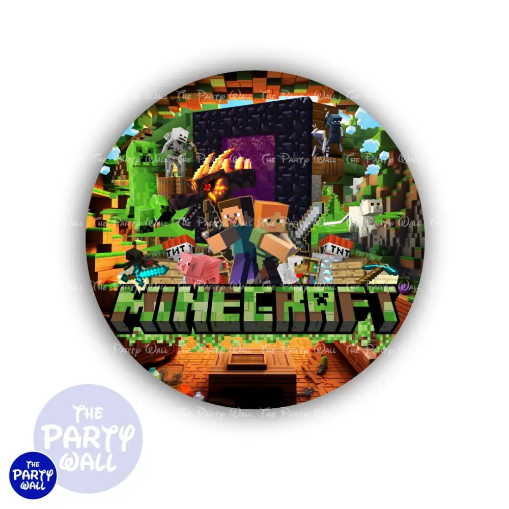 Minecraft - Funda para mamá circular The Party Wall