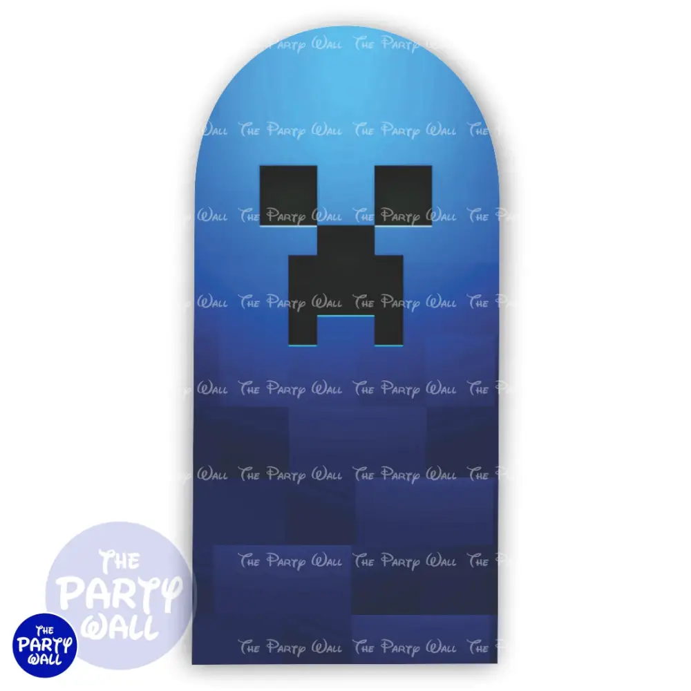 Minecraft - Funda para mampara de punta redonda o rectangular The Party Wall
