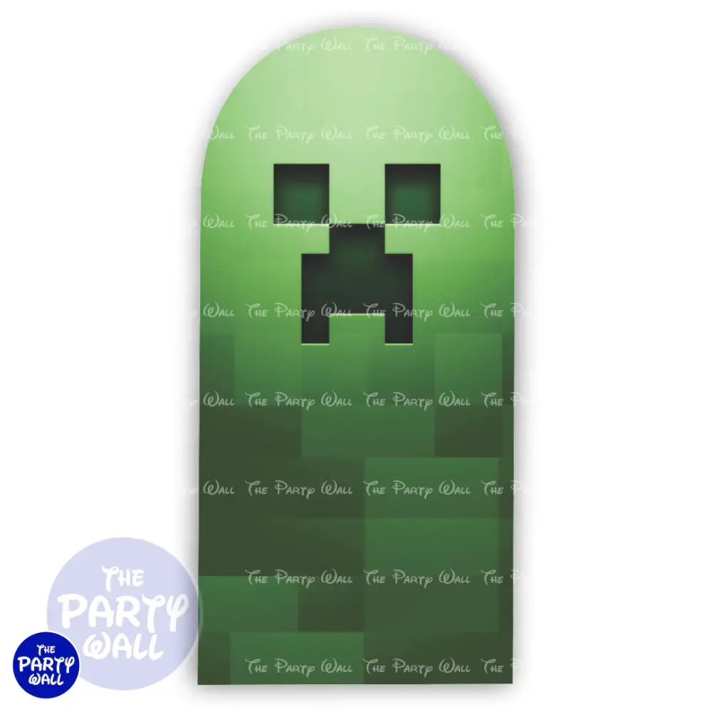 Minecraft - Funda para mampara de punta redonda o rectangular The Party Wall