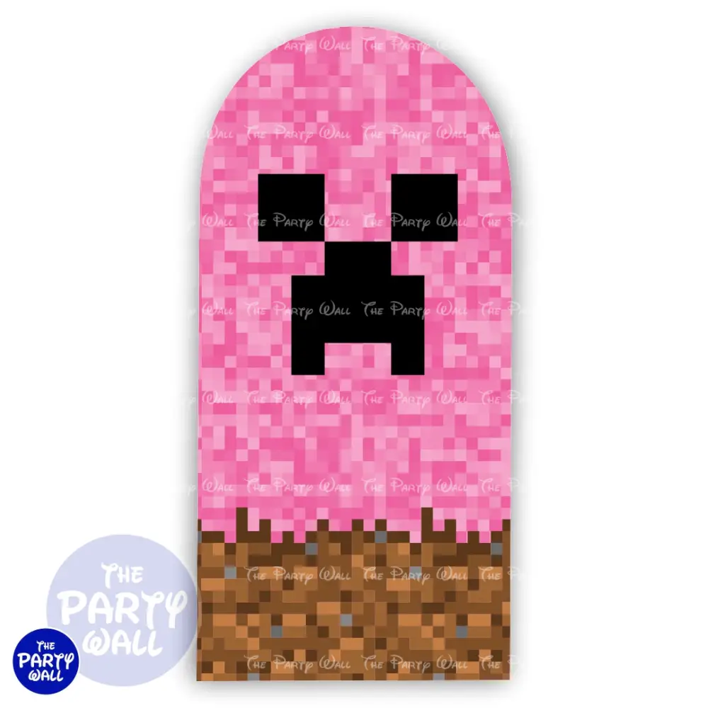 Minecraft - Funda para mampara de punta redonda o rectangular The Party Wall