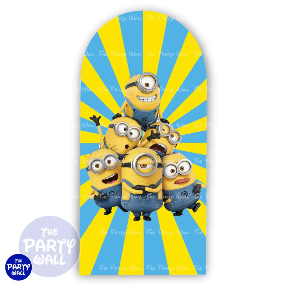 Minions - Funda para mampara de punta redonda o rectangular The Party Wall