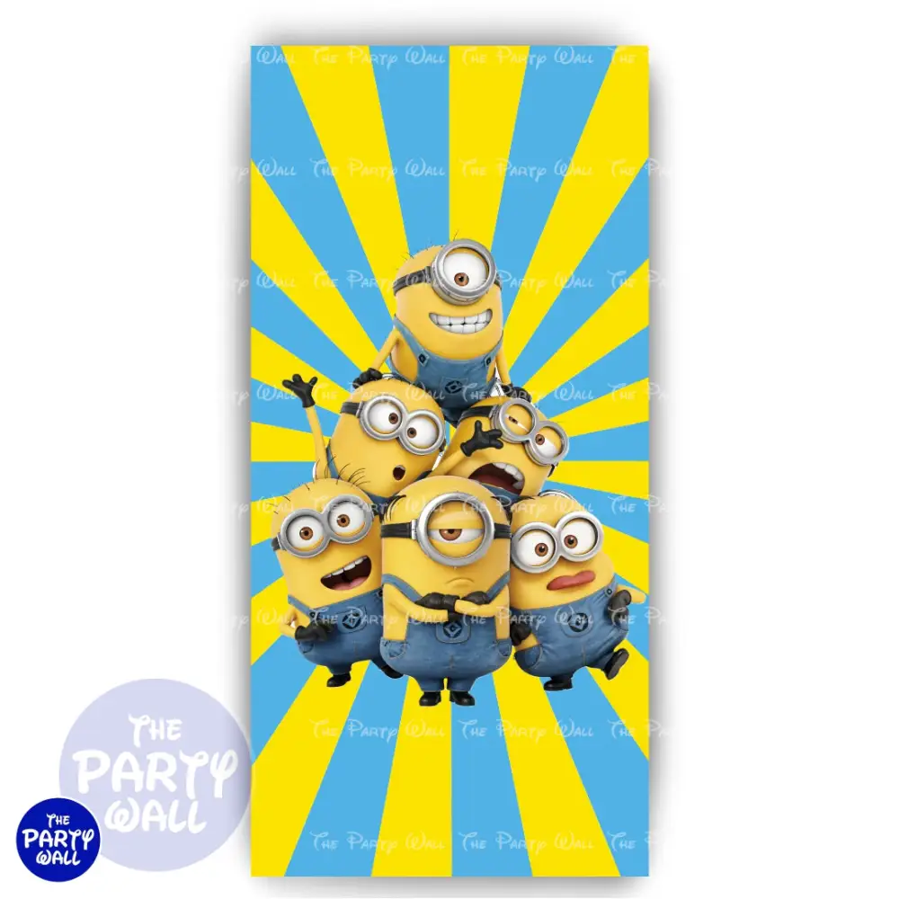Minions - Funda para mampara de punta redonda o rectangular The Party Wall