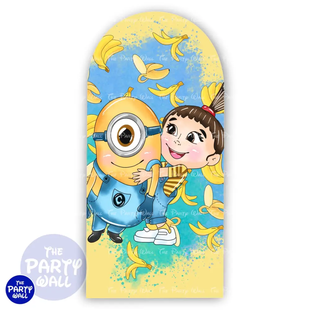 Minions - Funda para mampara de punta redonda o rectangular The Party Wall