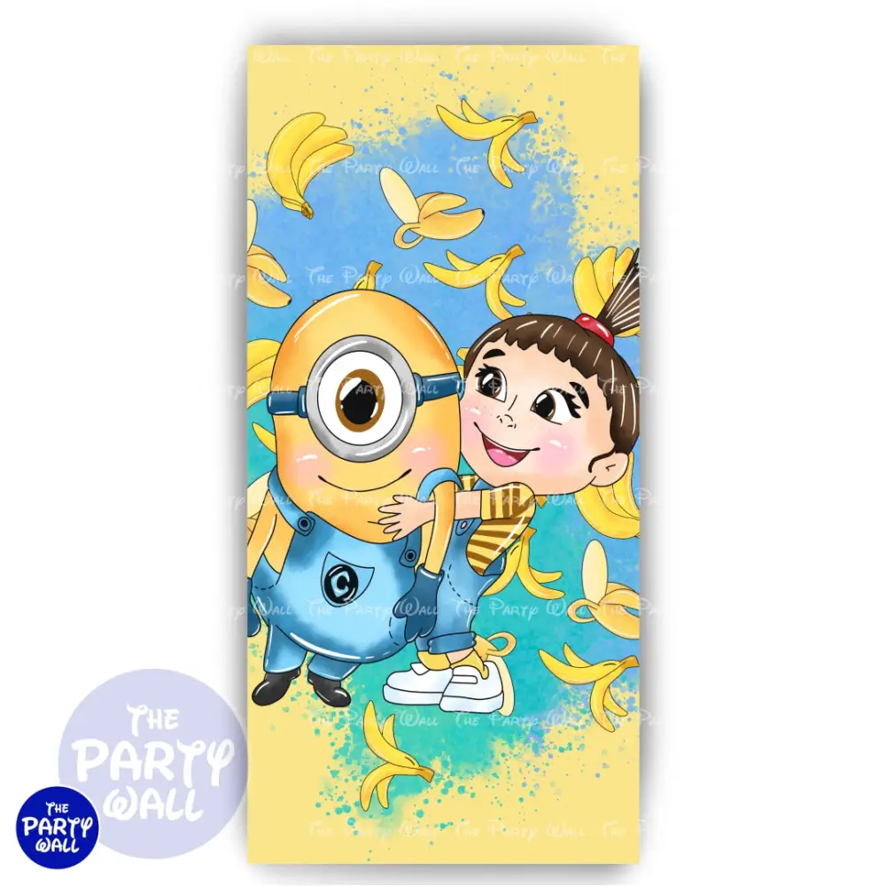 Minions - Funda para mampara de punta redonda o rectangular The Party Wall