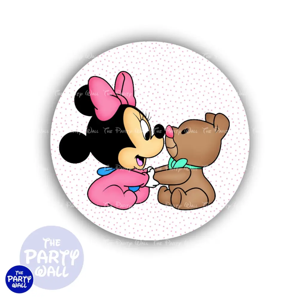 Minnie Mouse Bebé - Funda para mamá circular The Party Wall