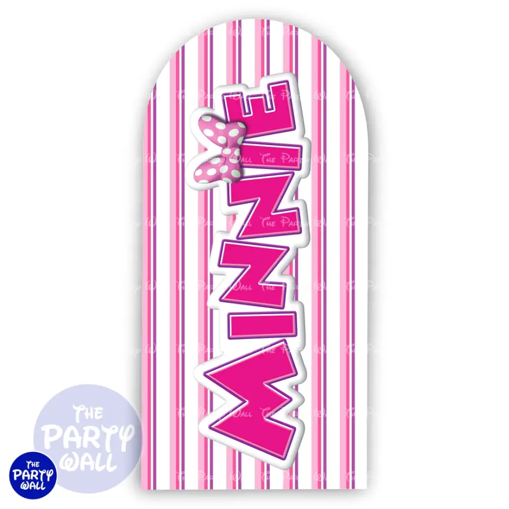 Minnie Mouse Bebé - Funda para mampara de punta redonda o rectangular The Party Wall