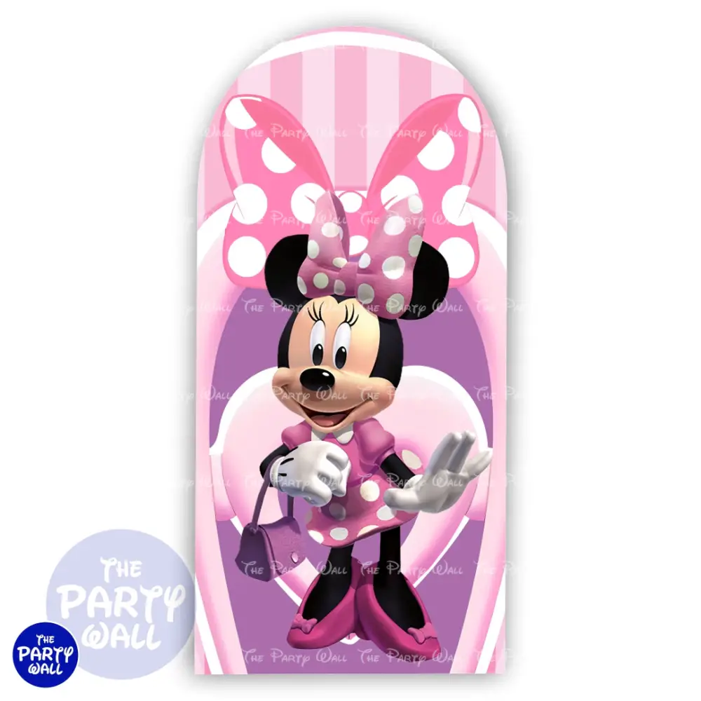 Minnie Mouse Boutique - Funda para mampara de punta redonda o rectangular The Party Wall