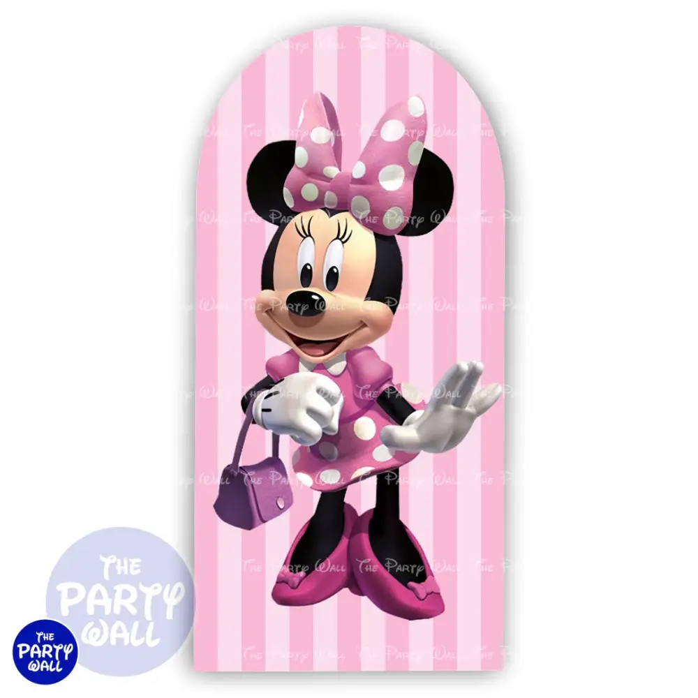 Minnie Mouse Boutique - Funda para mampara de punta redonda o rectangular The Party Wall