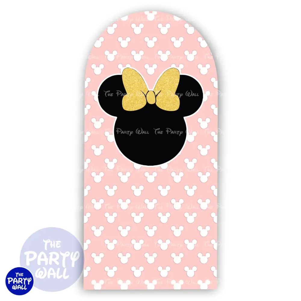 Minnie Mouse - Funda para mampara de punta redonda o rectangular The Party Wall